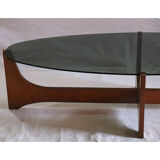 Scandinavian coffee table Hugues Poignant 1960