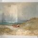 Tableau huile sur toile signée Karl Newman