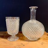 Old night service crystal Baccarat late nineteenth