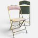 Vintage folding chairs Opéra Chaisor velvet