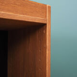 Oak bookcase, Danish design, 1970s, manufactured by ÆJM Møbler