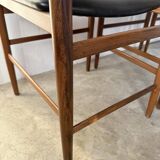 Set of 4 Italian chairs by Gianfranco Frattini.