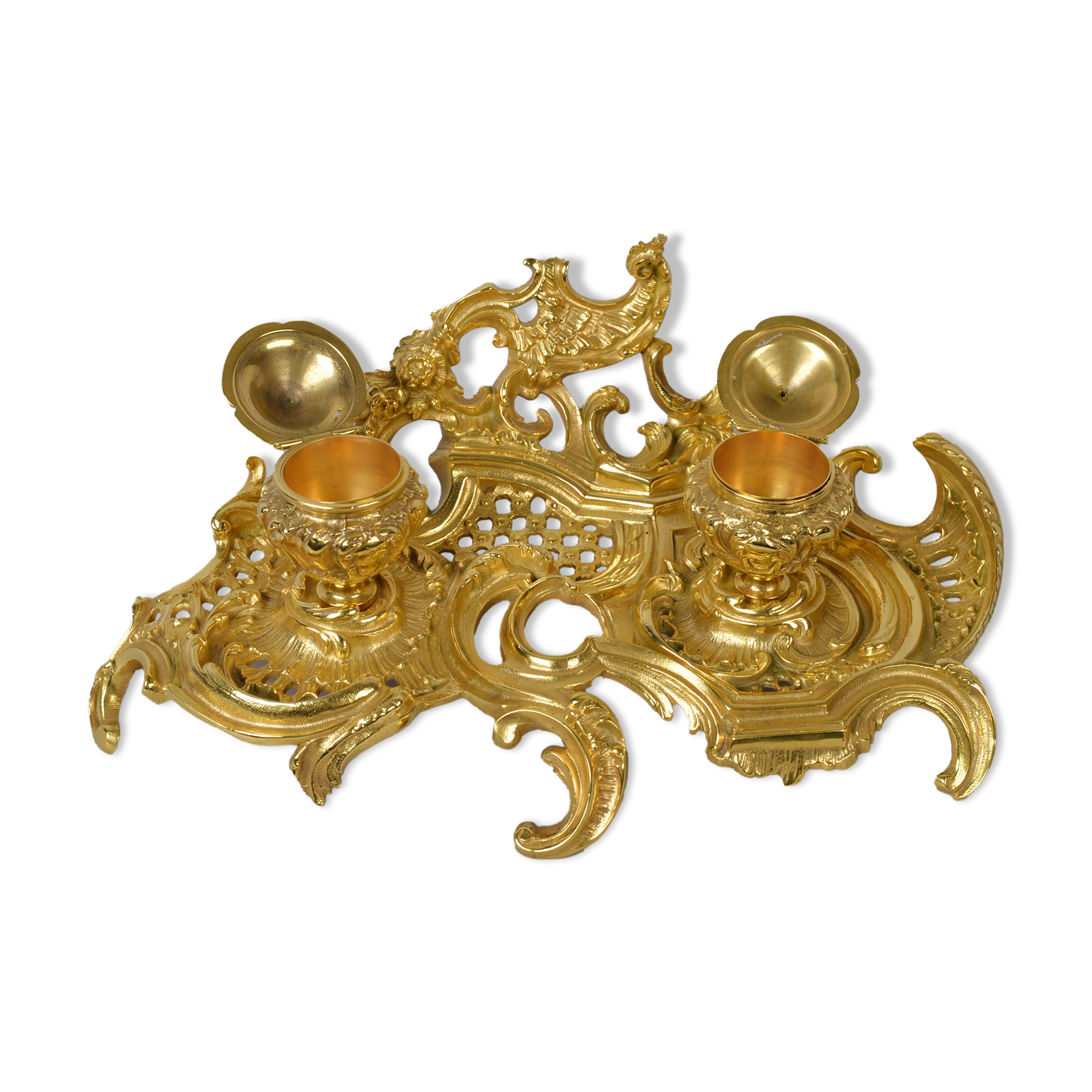 Gilded bronze writing board