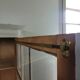 Armoire parisienne bonnetière vitrée