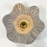 Table lamp "Corolle" – Murano Bullicante glass & patinated brass