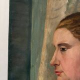 Portrait of a woman signed Henry Portal