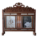 Small Indonesian screen in carved wood H:104 L:106