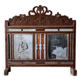Small Indonesian screen in carved wood H:104 L:106