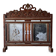 Small Indonesian screen in carved wood H:104 L:106