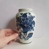 Petit vase de Delft bleu peint à la main