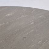 Round italian marble coffee or side table, 1980's