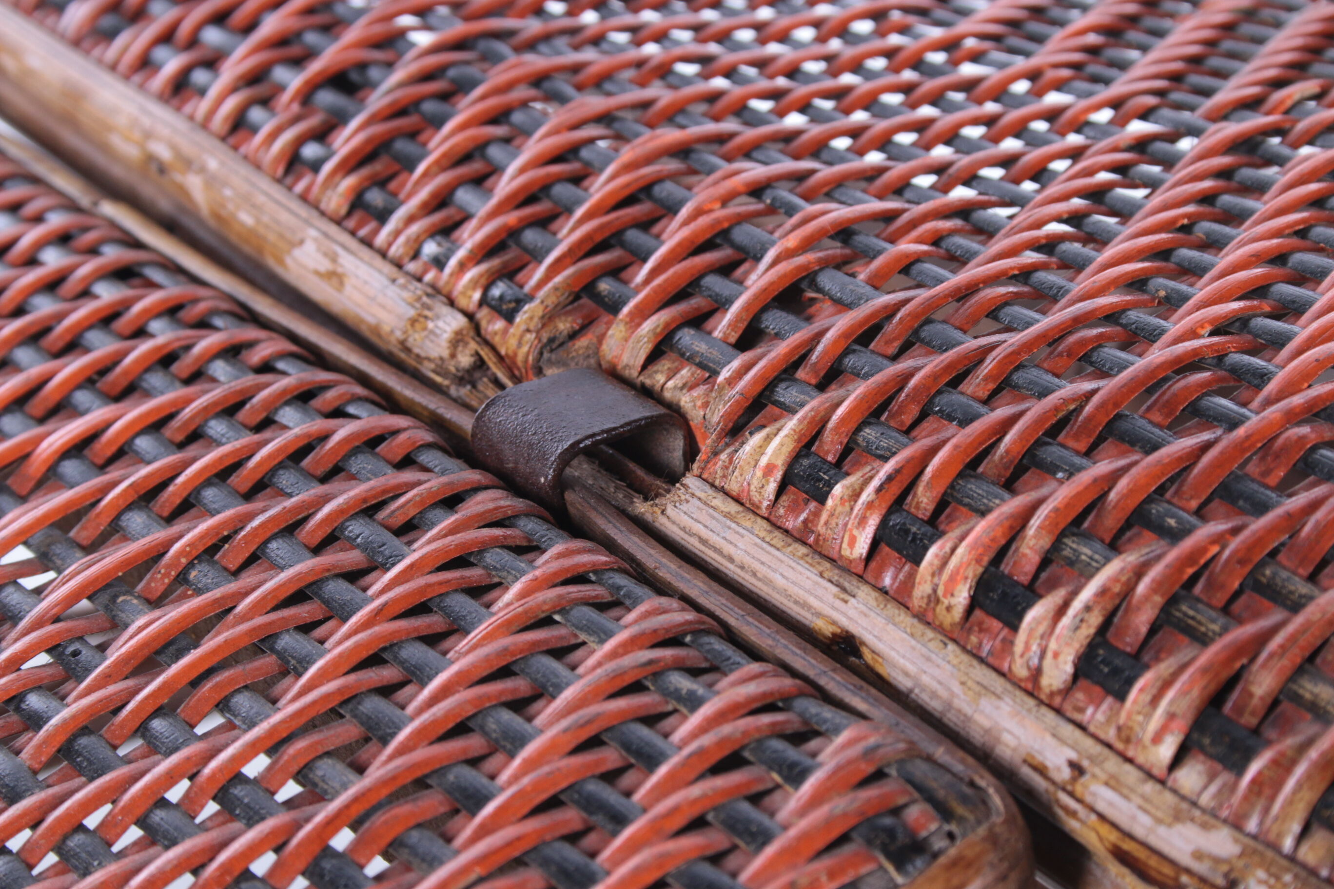Vintage Rattan and bamboo Lounge chair, 1960s
