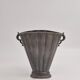 Vase sculptural en Diskometal par Just Andersen, années 1930 / Grâce danoise / Art Déco