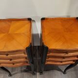 Pair of vintage Louis XV style bedside tables