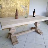 Renovated oak monastery table