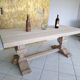 Table monastère en chêne rénovée