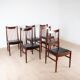 6 chaises en palissandre, Arne Vodder, Sibast furniture, Danemark