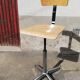 Chaise de bureau réglable pied chrome
