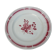 Plat de service art déco Badonviller fleurs rouge