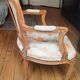 Fauteuil style Louis XV  tissu  original