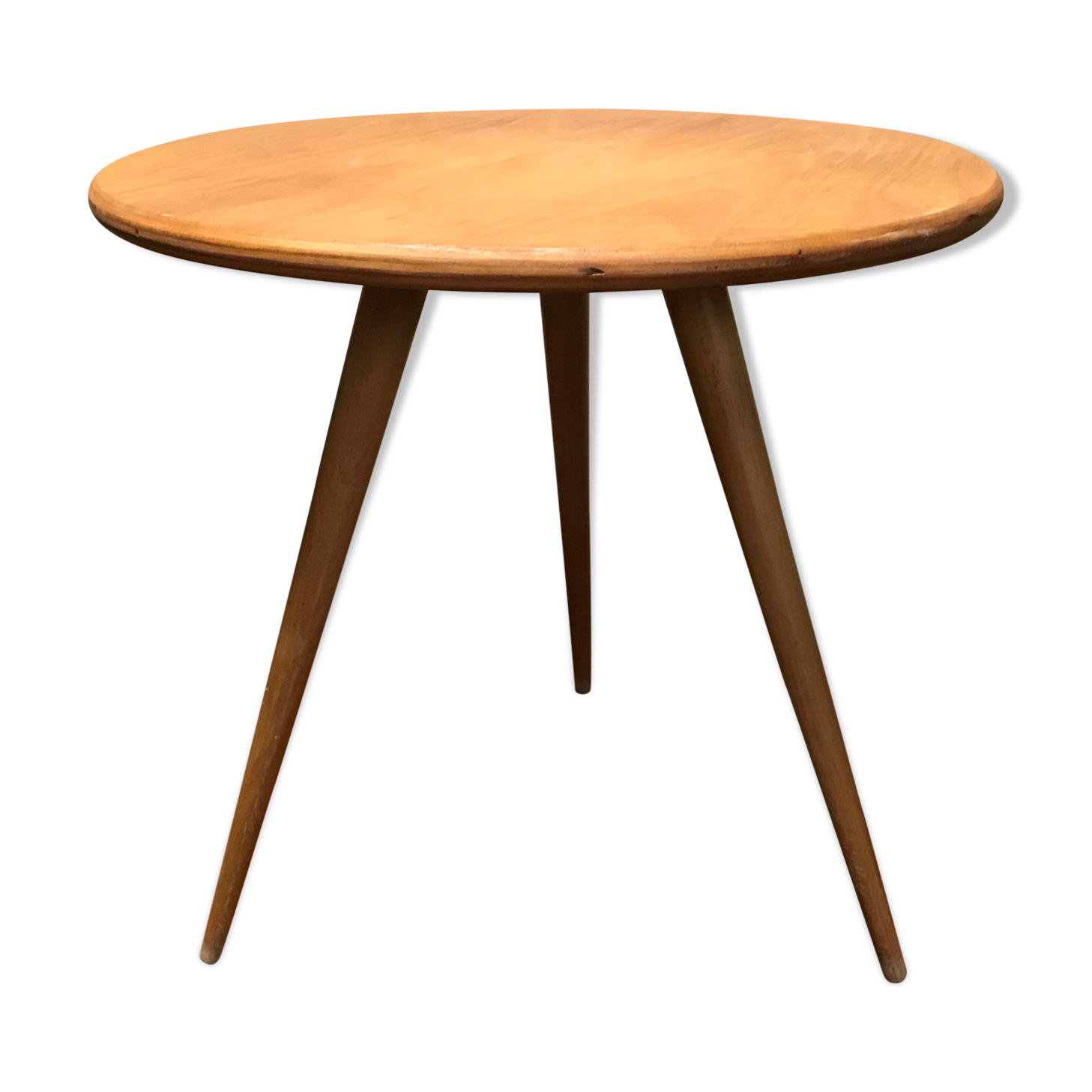 Table basse bout de canapé tripode année 50/60