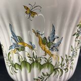 Moustiers earthenware flowerpot