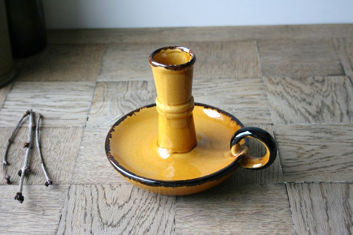 Vintage ceramic candle holder