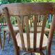 Lot de 8 chaises de bistrot vintage 1950