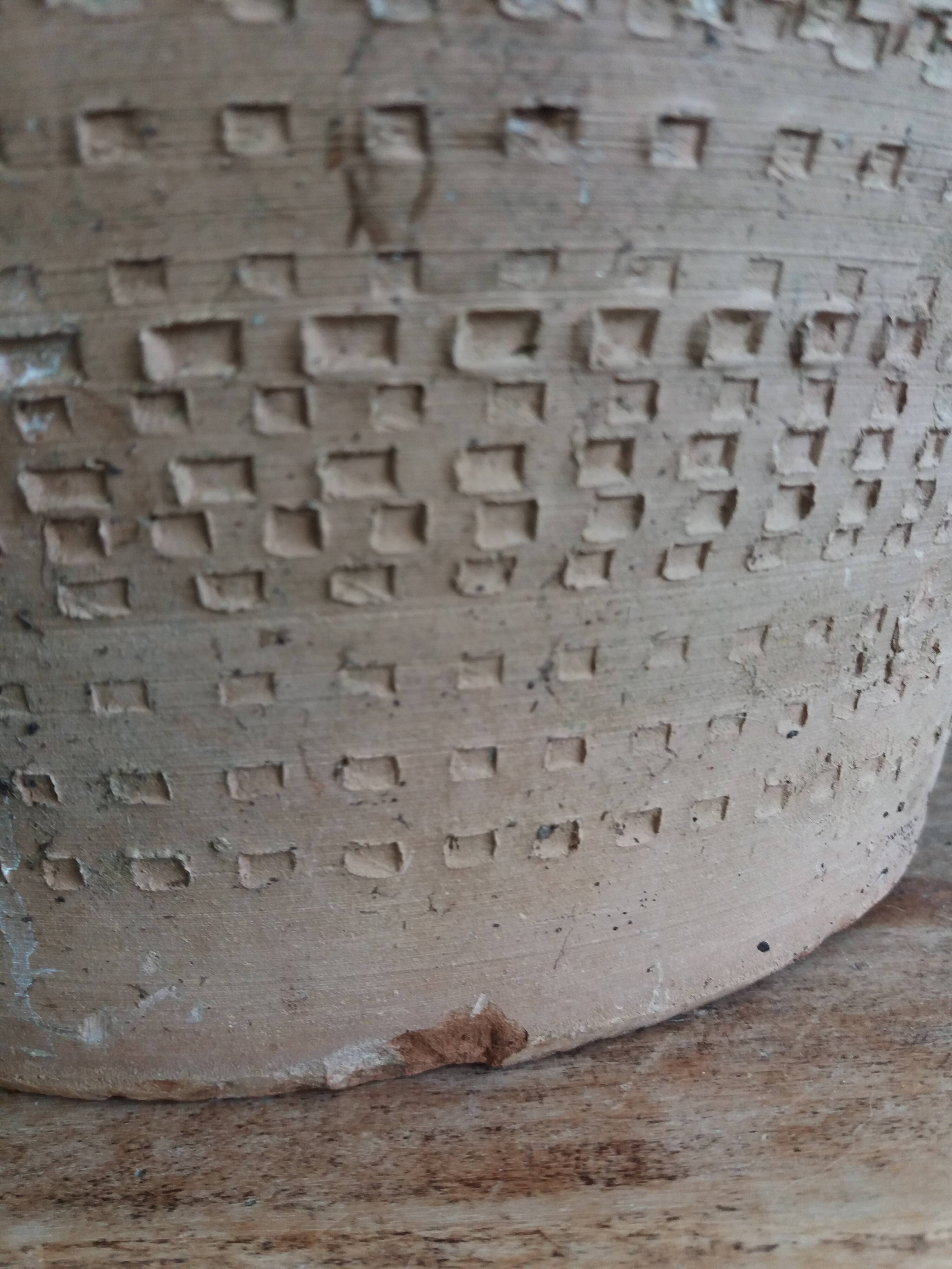 Pot en terre cuite jardinière poterie artisanale