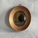 Antique oval miniature painting landscape signed Natali early 20th century