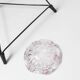 Ashtray on black colored glass stand 1970