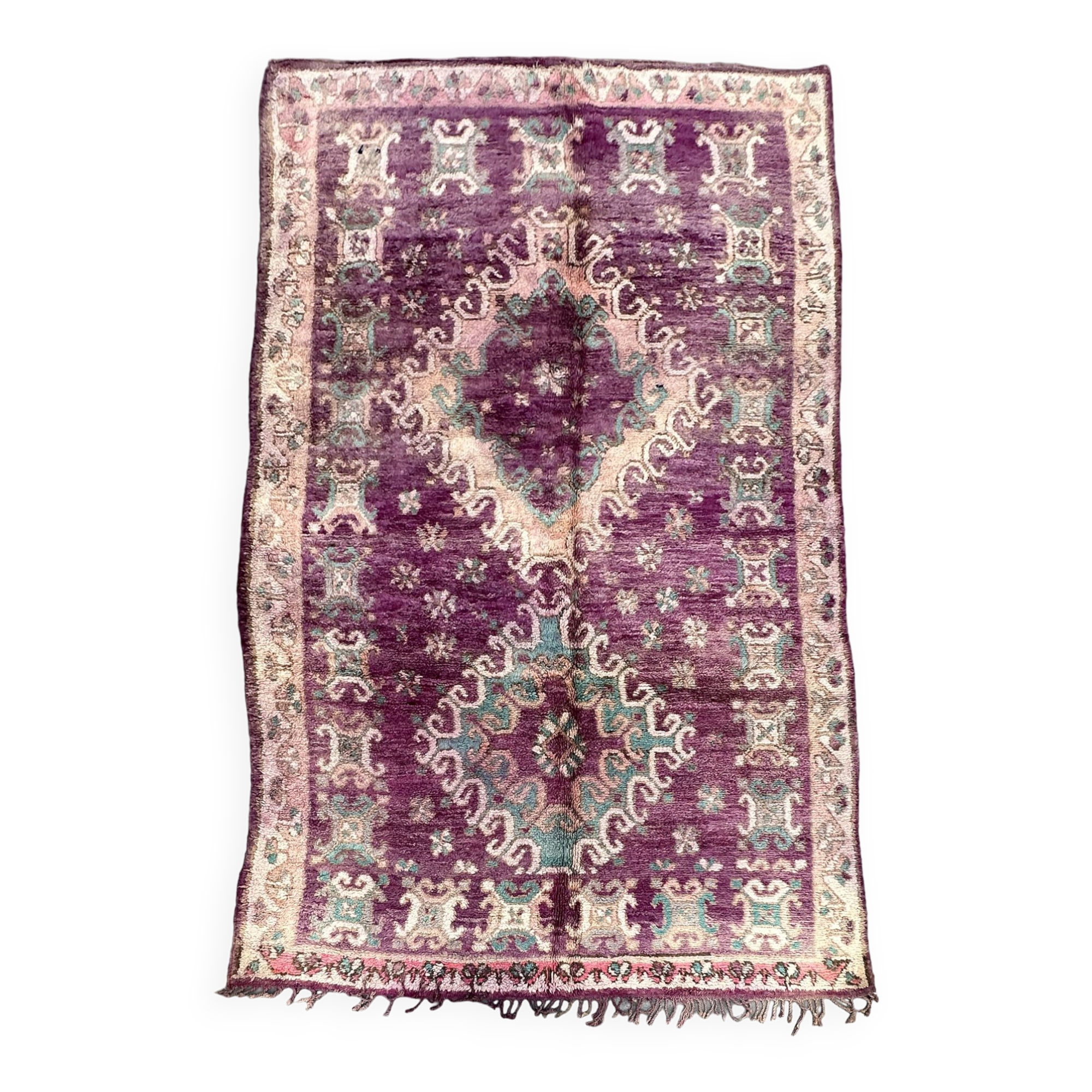 Boujad purple Moroccan rug - 189 x 311 cm