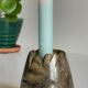 Alabaster stone candle holder made in italy vintage