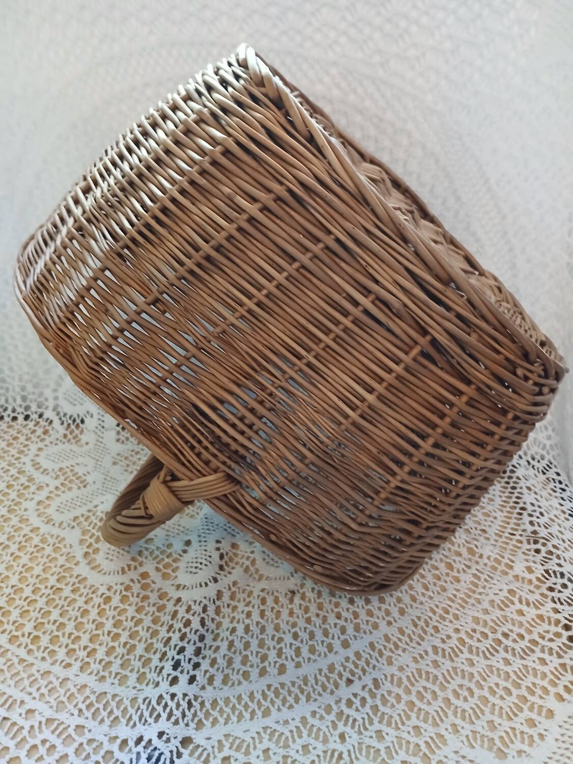 Antique rattan/wicker basket