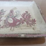 Ceramic dish by Gustave Reynaud 41cm Vallauris 1960 signed