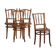 Set of 4 antique bentwood chairs in Thonet style – Central Europe, circa 1900
