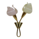Double flower wall light from the 1950s.
