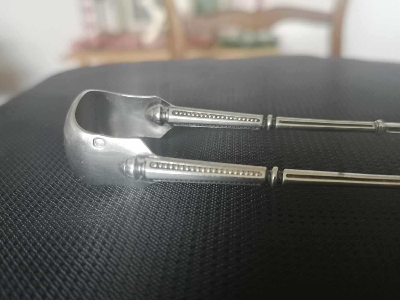 Sterling silver sugar tongs 19th century