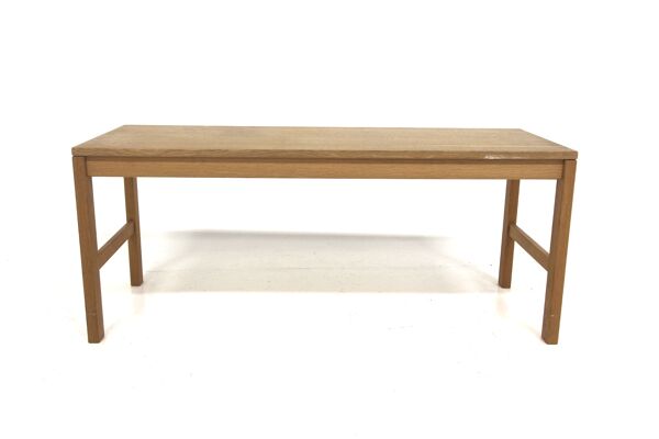 Banc scandinave en chêne, Suède, 1960
