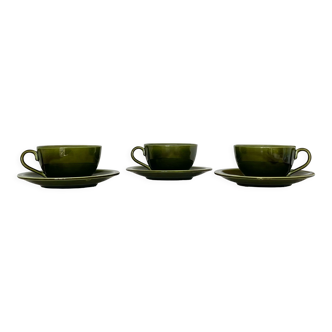 3 tasses Longchamp 1970