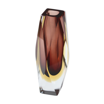 Murano glass vase by Flavio Poli for Seguso, 60s