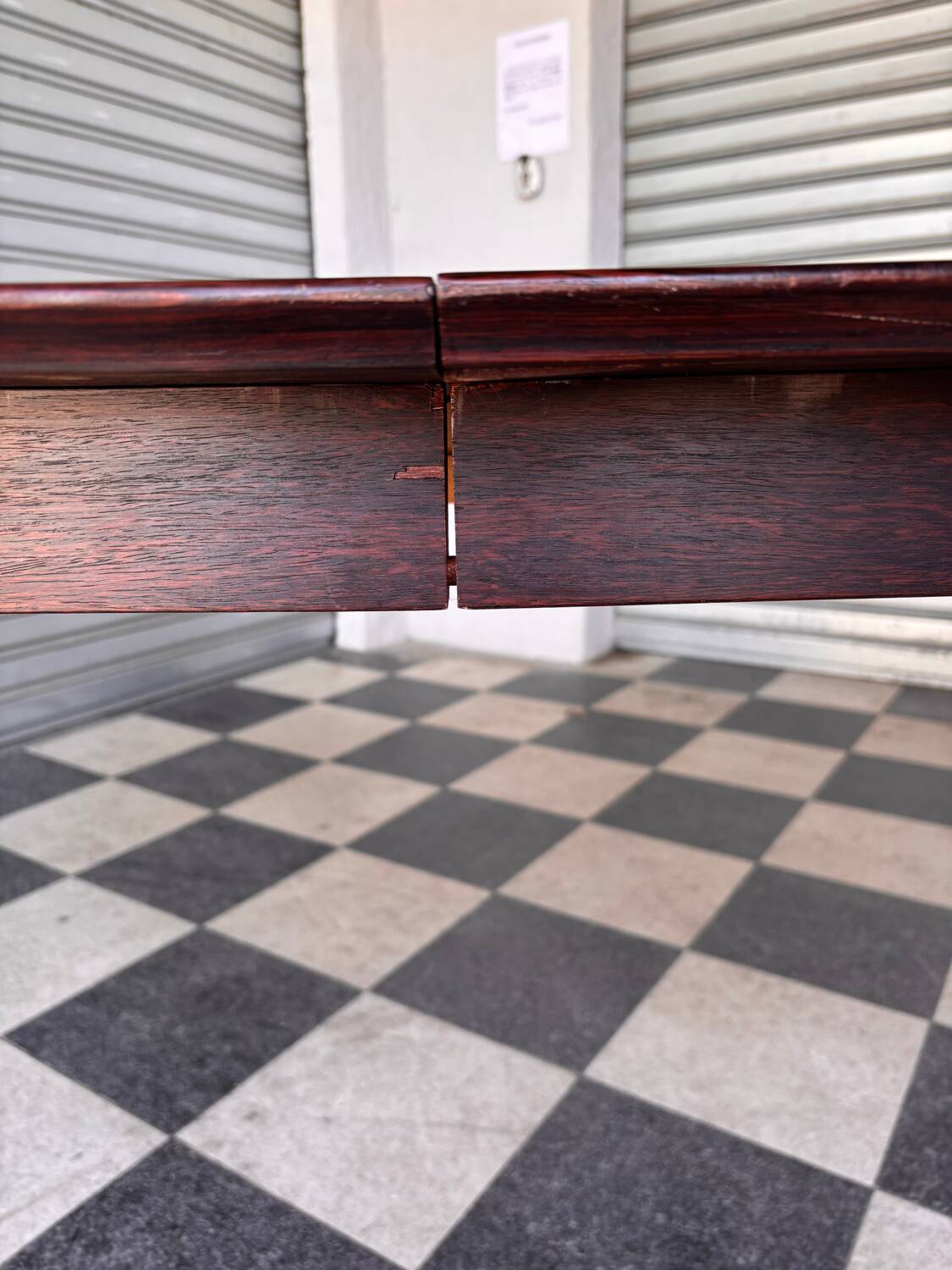 Table Arne Vodder en palissandre