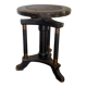 Art deco regency piano stool in oak 1920s