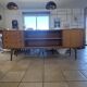 Large vintage teak sideboard 220 cm – 1960s/70s – Scandinavian design