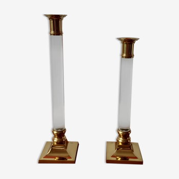 Pair of Candleholders, Italy, 1970s