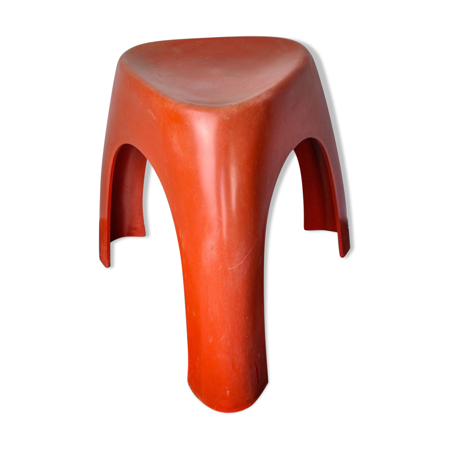 Red Elephant Stool by Vilmer, Spain, 1980