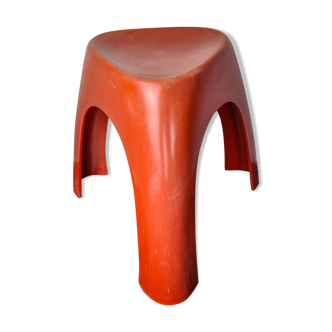 Tabouret Elephant rouge par Vilmer, Espagne, 1980