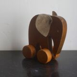 Wooden elephant toy