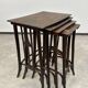Nest tables Secession No. 958 by Siegel or Kolo Moser, produced by J&J Kohn.