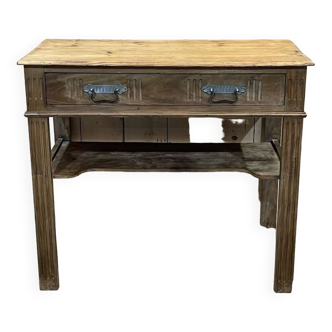 French fir console from the 1930s